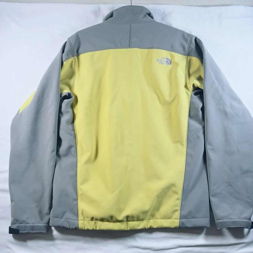 The North Face Jacket Men Small Apex Bionic Gray Softshell Windproof Lined